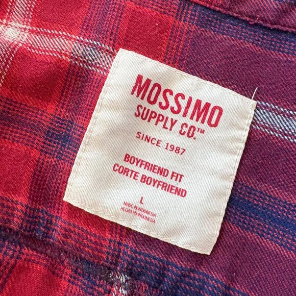 Upcycled Womens Plaid Flannel Shirt Dear Santa Stop Judging Me Christmas Holiday - Picture 6 of 6
